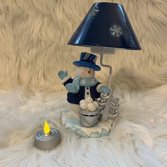 Christmas Decoration: Snowman Tea Light - Picture 3 of 6